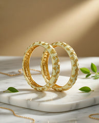 Gold Rajwadi kada, (Pack of 2)