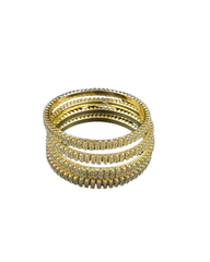 Golden AD Bangle ( Pack of 4)