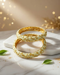 Gold Rajwadi kada, (Pack of 2)