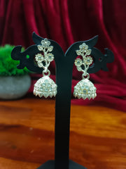 White Jhumka for party wear