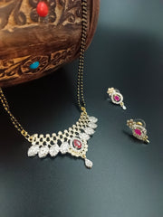 Big Mangalsutra With Earring